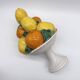 Majolica centrepiece – "Citrus Basket", Italy 1960s