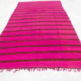 Shama shine, large pink breathable blanket rug 210 x 420 cm