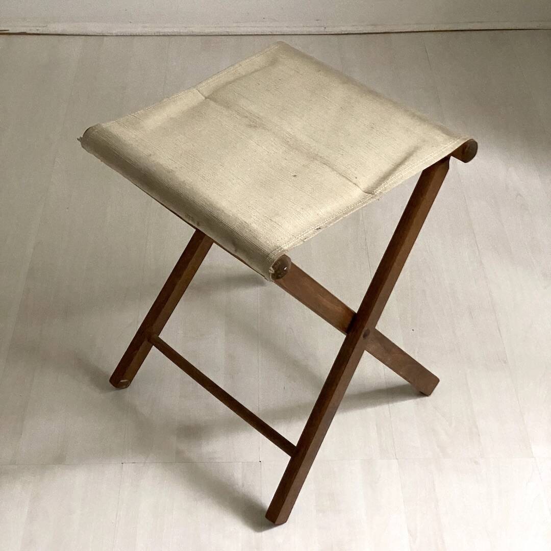 Vintage folding stool