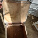 Old vintage shoe shine stool