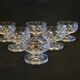 6 St Saint Louis champagne glasses Florian model in cut crystal 539