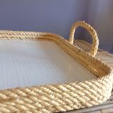 String and formica tray