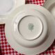 7 ivory and gold deep plates Villeroy and Boch Mettlach