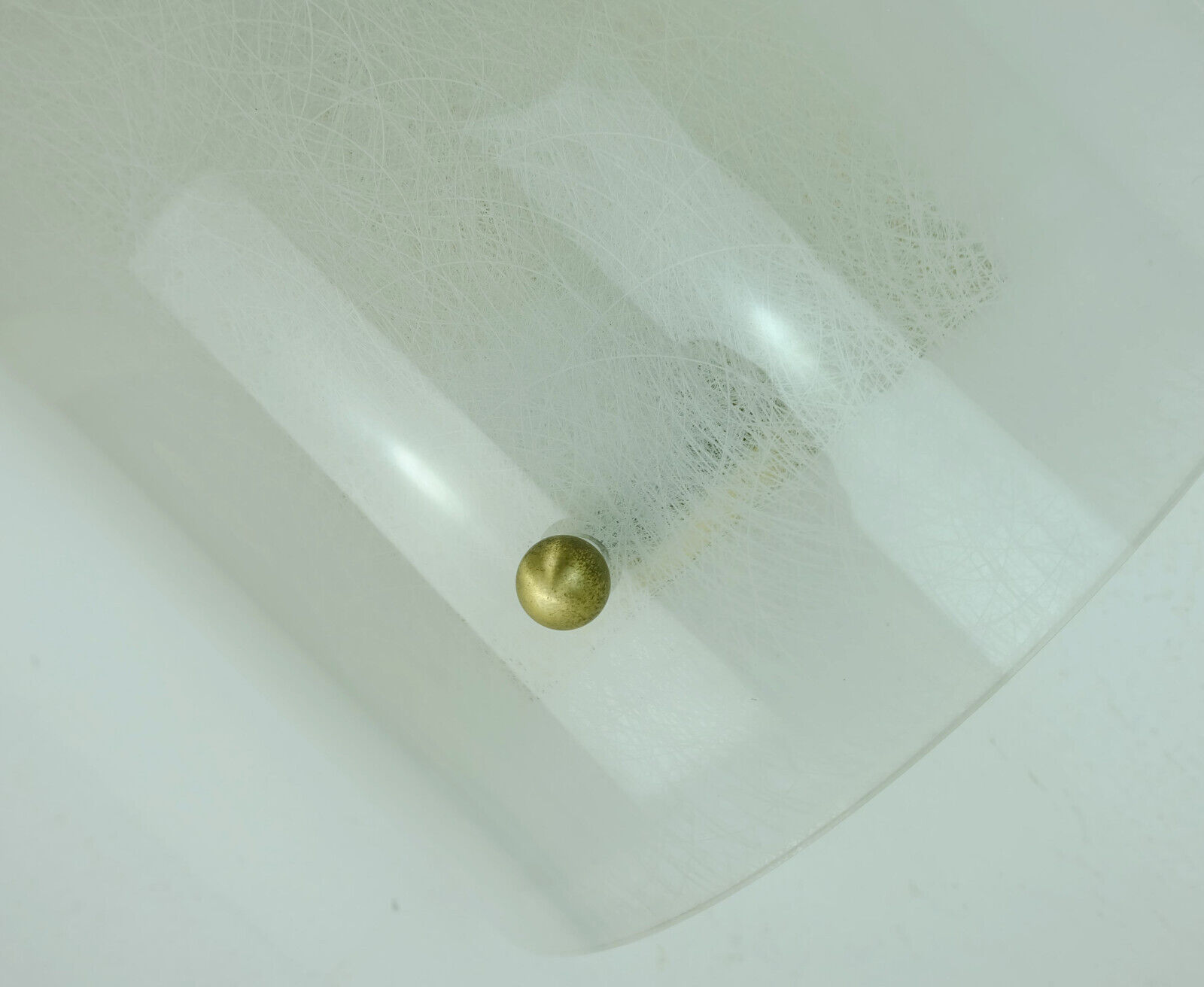 Mid century sconce acrylic and brass 1960s 1970s lucite wall lamp