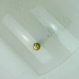 Mid century sconce acrylic and brass 1960s 1970s lucite wall lamp