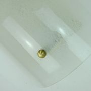 Mid century sconce acrylic and brass 1960s 1970s lucite wall lamp