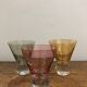 Lot de verres irisés des années 50