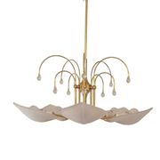 Golden leaf lustre Italy Hollywood Regency / Mid-Century