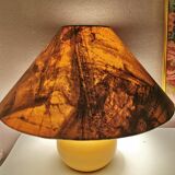 Yellow ceramic table lamp 1980