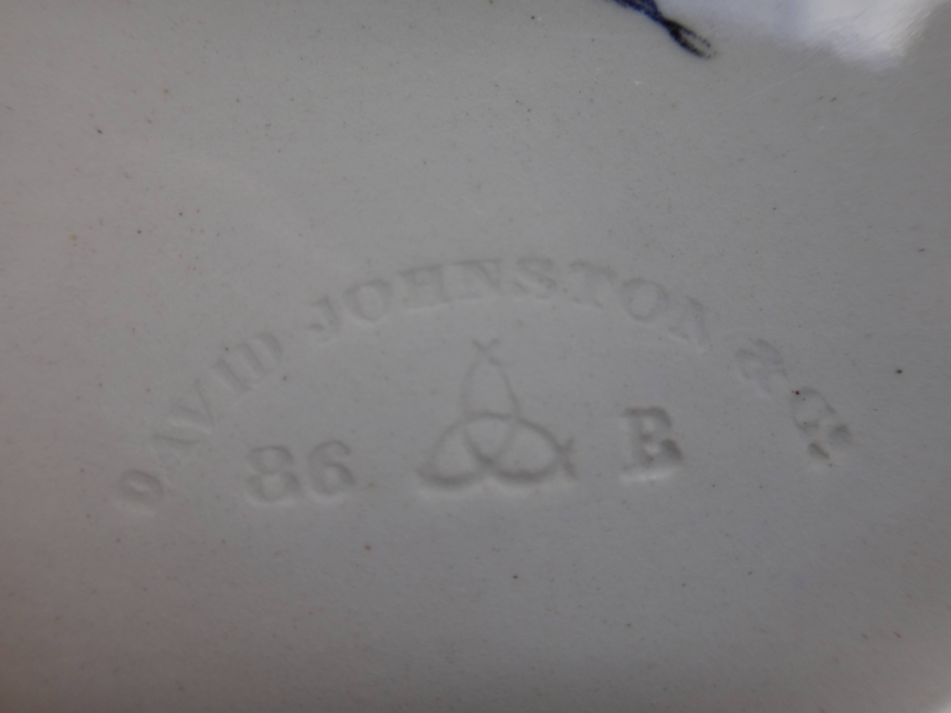 David Johnson and Co flat plate