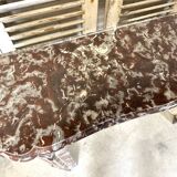 Red marble fireplace late 19th century