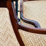 Mobilier de salon en Acajou Massif D’époque Empire