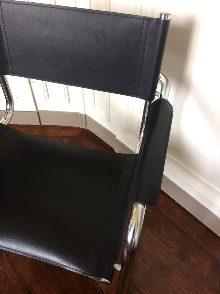 Fauteuil tubulaire de type cantilever