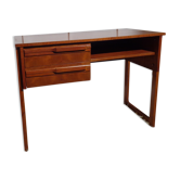 Bureau vintage des années 50 pied traineau teck
