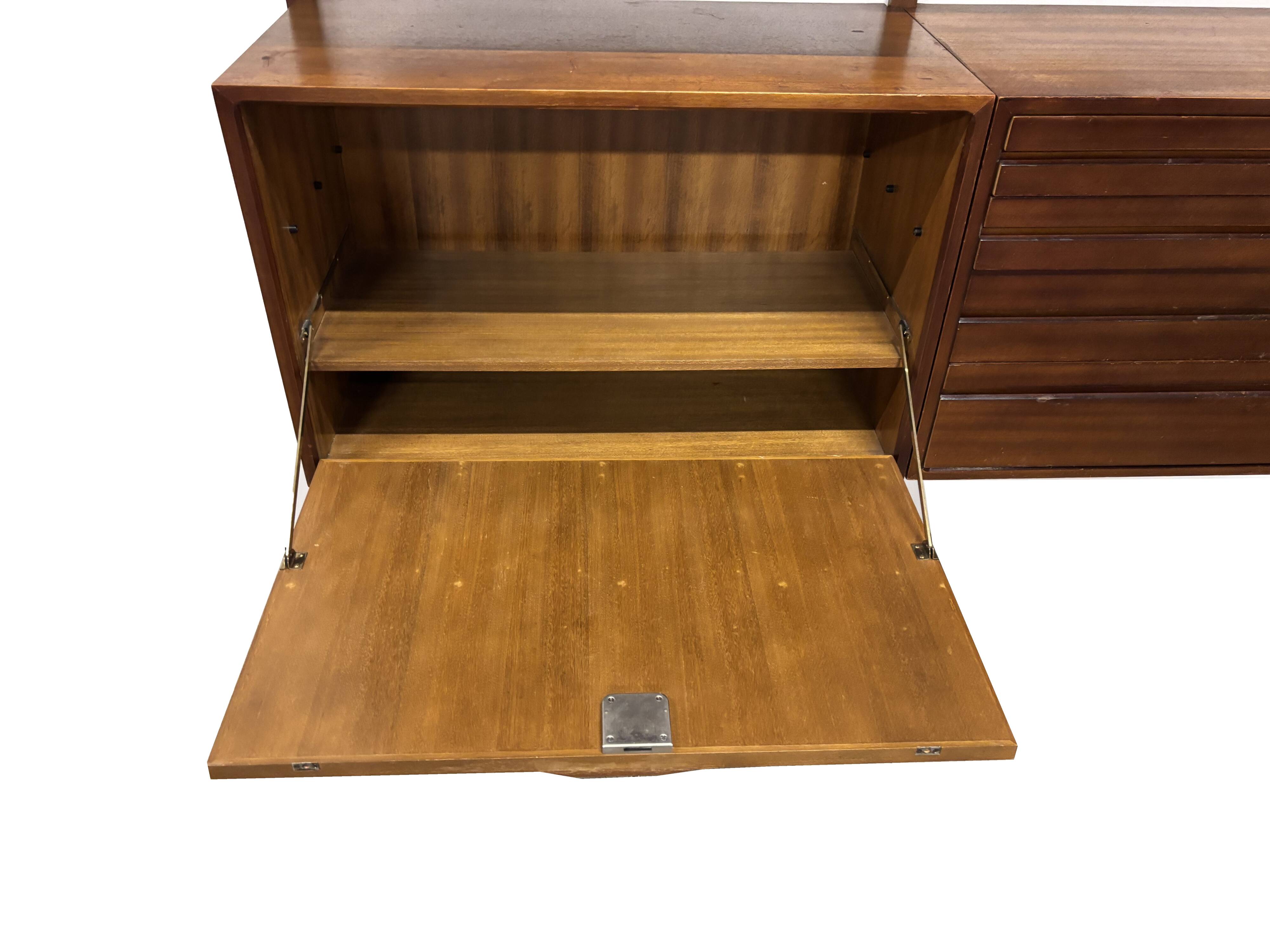 Vintage Poul Cadovius Royal System wall system wall unit