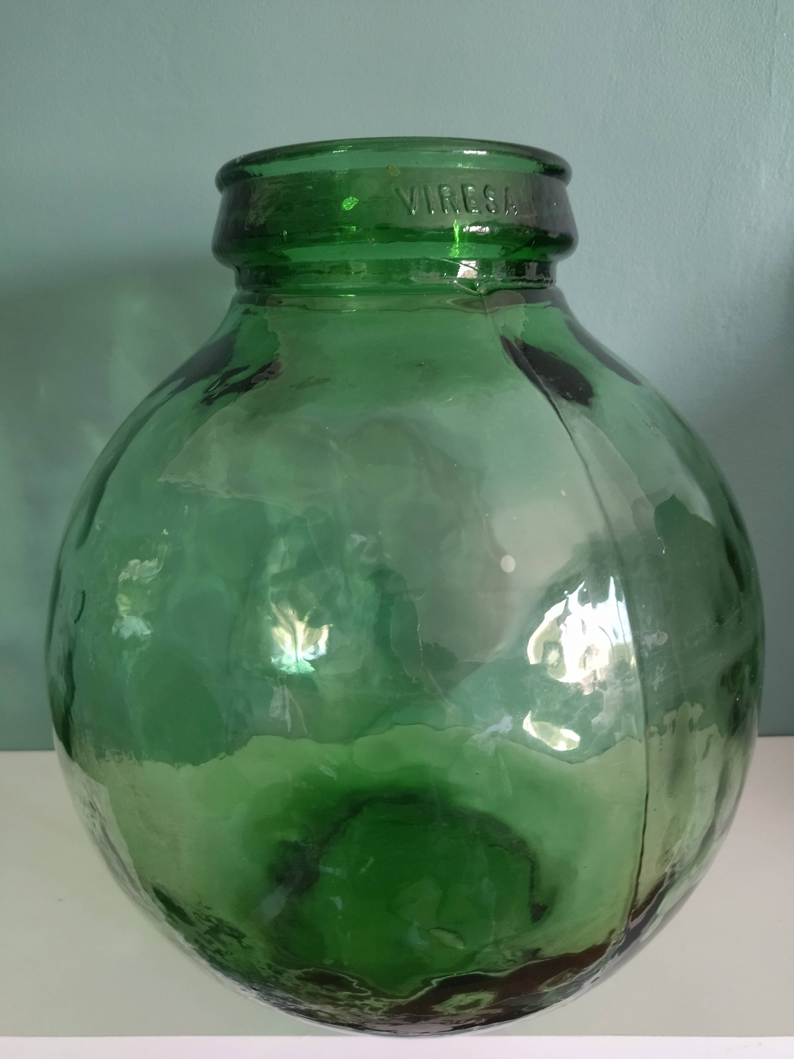 Lot of 2 vintage dame jeanne