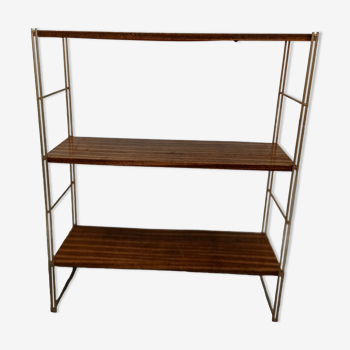 Metal wall shelf