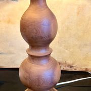 Lampe vintage / bohème chic en bois