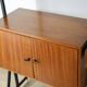 Bibliothèque modulable vintage en bois et métal Italie, 1960