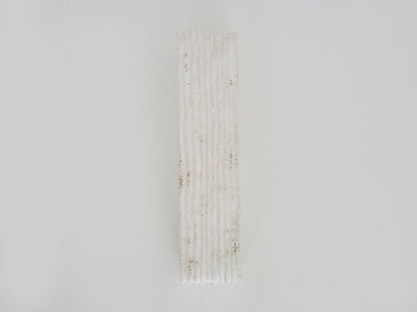 Grande applique murale minimaliste en terre cuite marque toscot italie