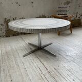 Table basse Heinz Lilienthal mosaïque marbre
