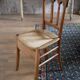 Old straw chair