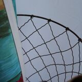 Metal wastepaper basket