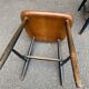 Set of 4 vintage spindle chairs in Windsor/Scandinavian style.