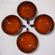 Lot of 4 cups Saint Clement France