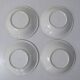 4 deep plates in Italian earthenware
