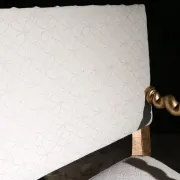 Gold and grey château armchair