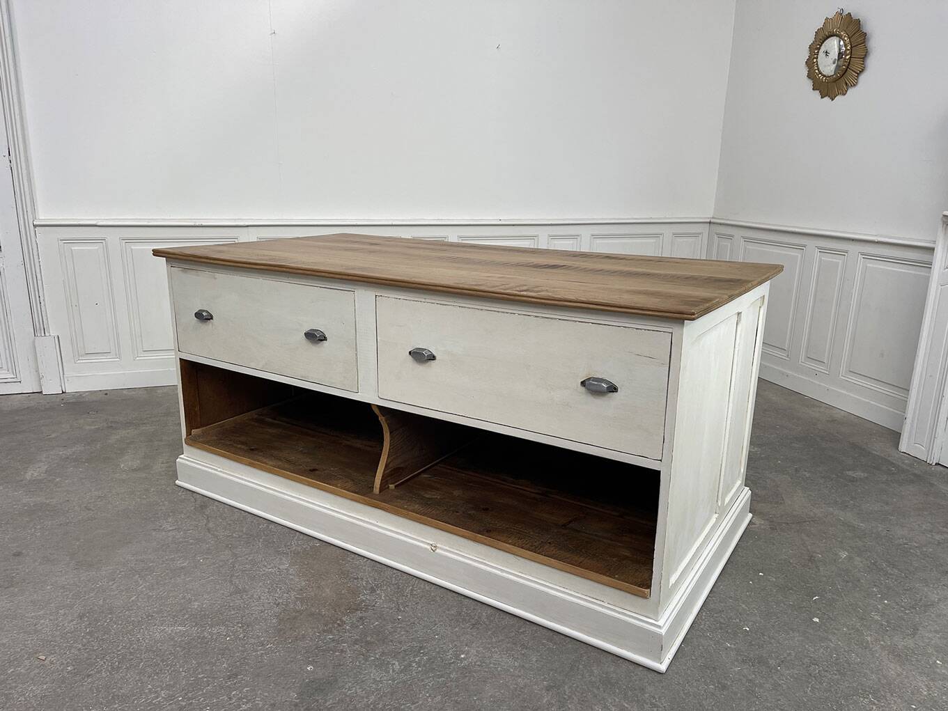 Solid oak trade desk