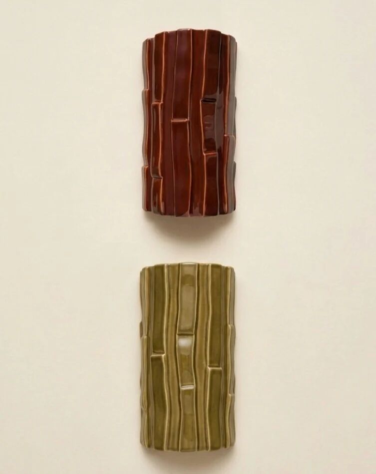 Tejo ceramic wall lamp (Avocado) - Coco Square