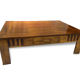Coffee table in solid wood (marquetry)