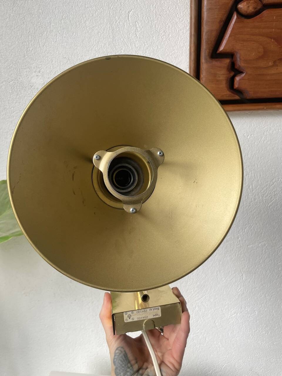 Pair of Hovik Lys brass wall lights Jonas Hidle Denmark