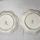 Old pair of earthenware plates Gien peony model XXth