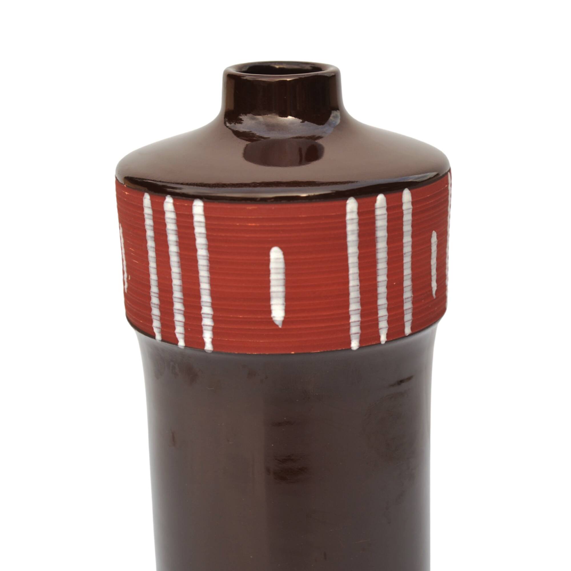 Ceramic vase, Keralit Litomyšl, Czechoslovakia, 1960s.