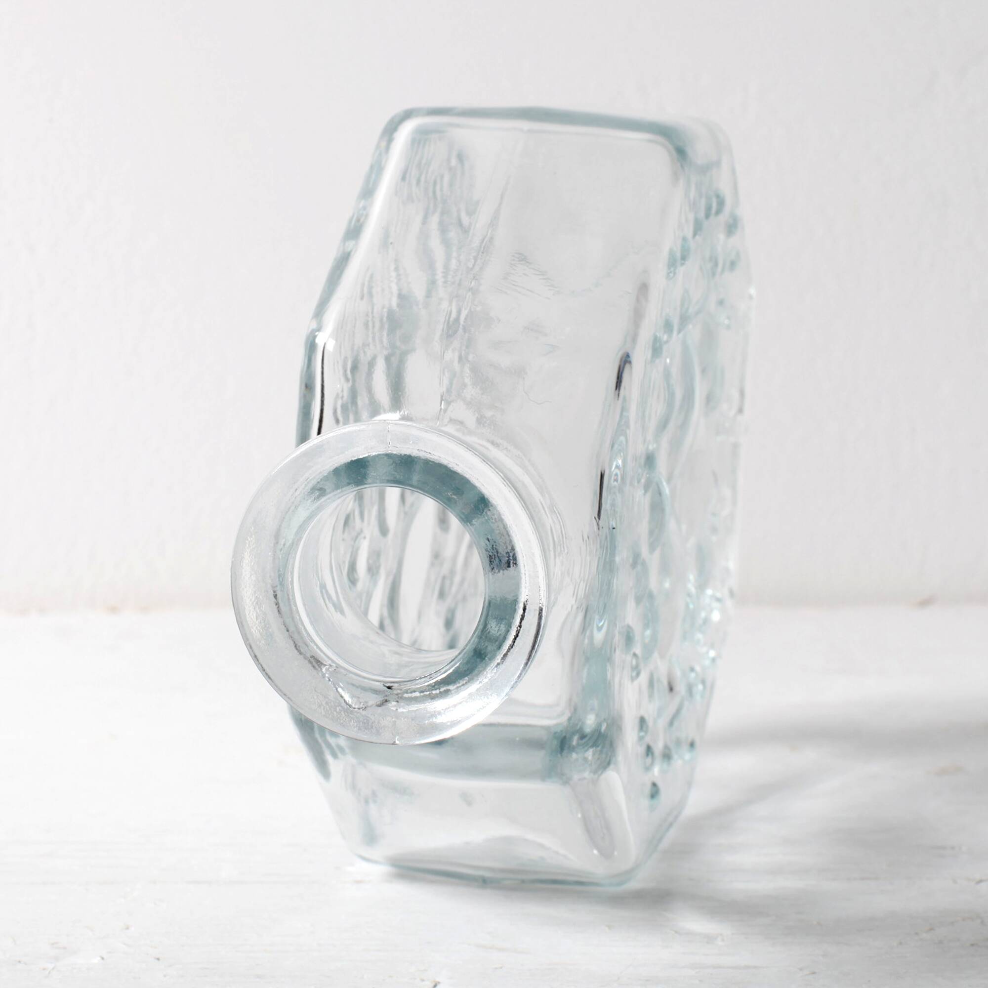 Mid-century Clear Stella Polaris Vase by Nanny Still for Riihimäki / 1967