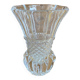 Antique vase val saint lambert model baden diamond cut crystal vintage