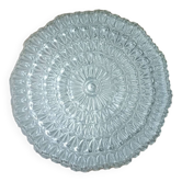 70s molded glass ceiling light