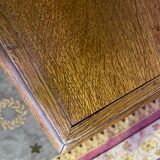 Farmhouse table with cross in oak 19th