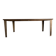 Industrial table made from old bumper car flooring.