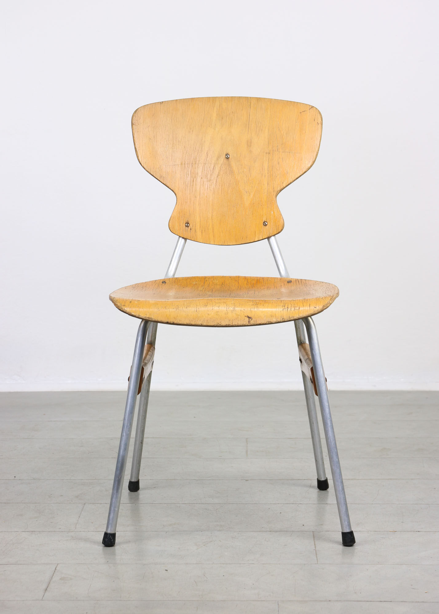 Mid-century plywood chairs by niko kralj, set of 2
