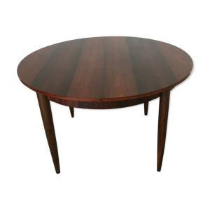 table ronde en palissandre - circa