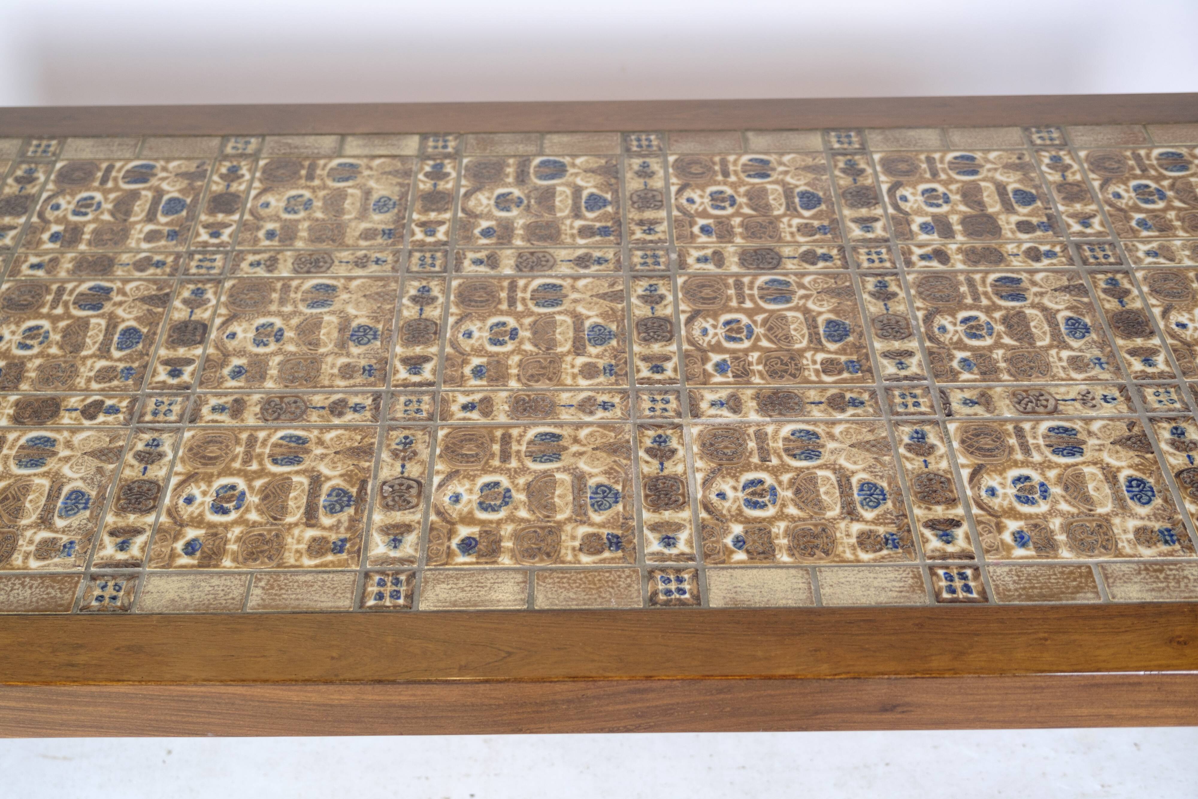 Coffee table In Rosewood  By Severin Hansen, Made By Haslev Møbelfabrik From 1960s