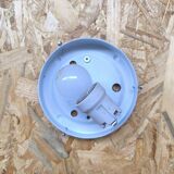 White opaline ceiling light 1970