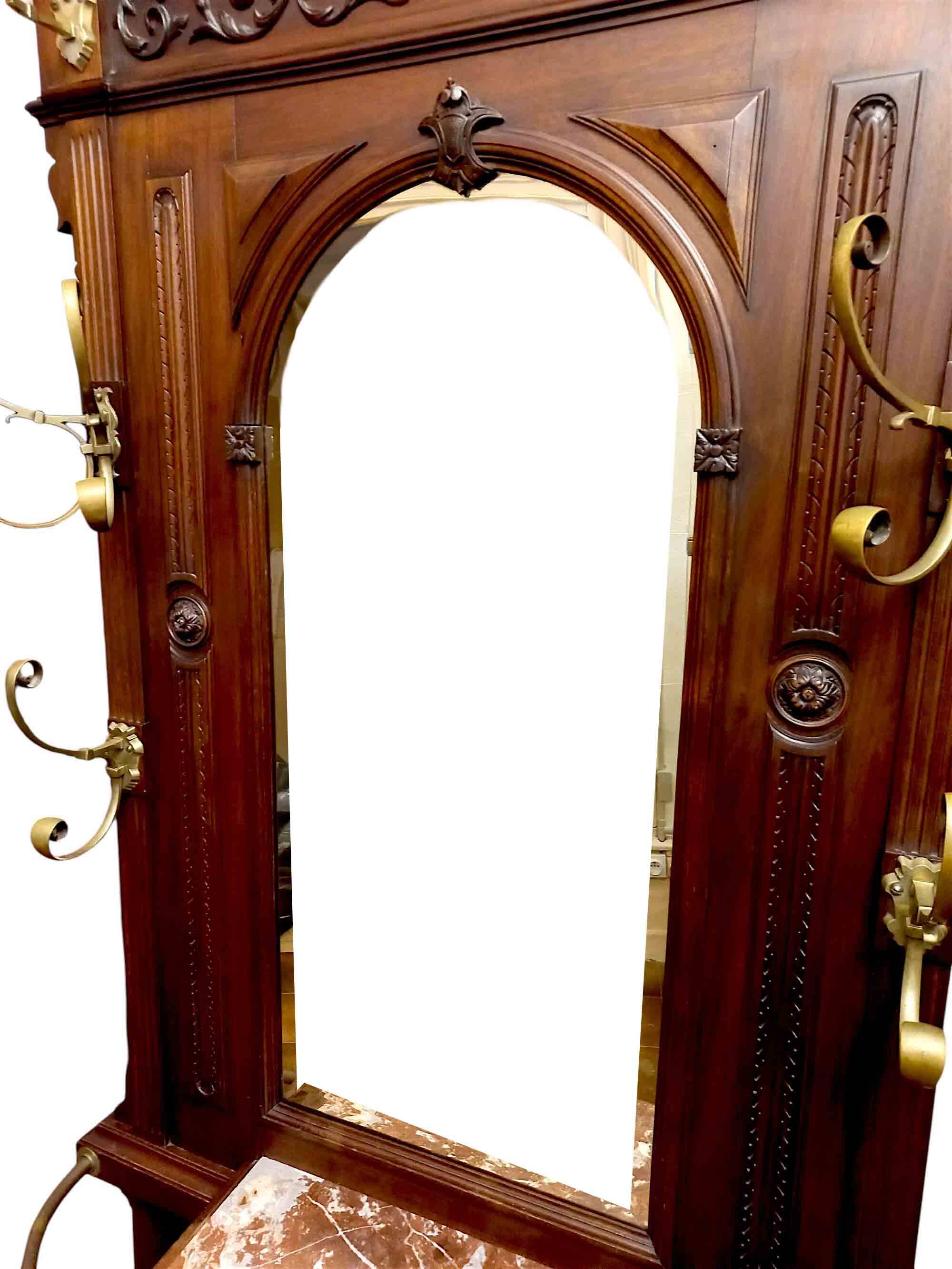 Walnut wardrobe