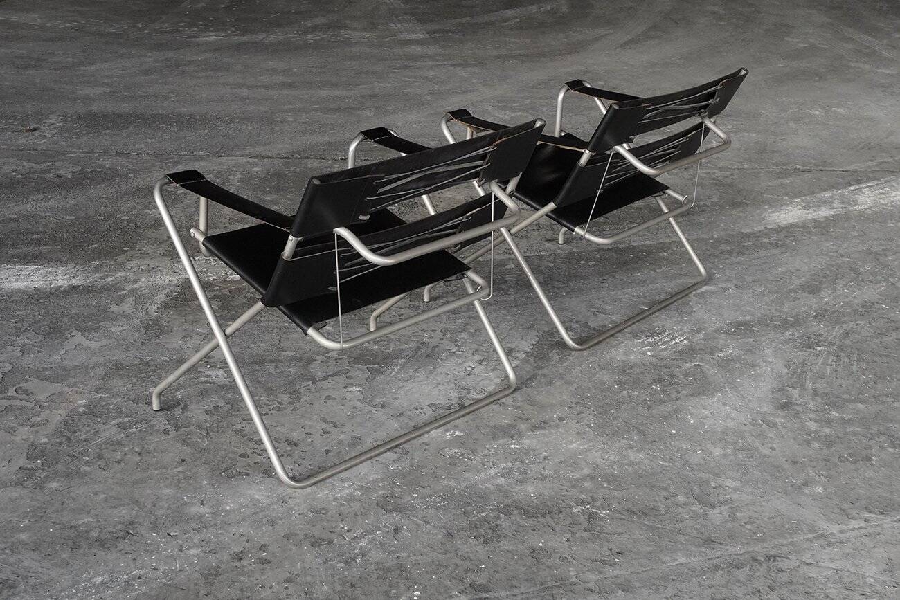 D4 Lounge Chairs by Marcel Breuer for Tecta, Germany, 1980s, Set of 2