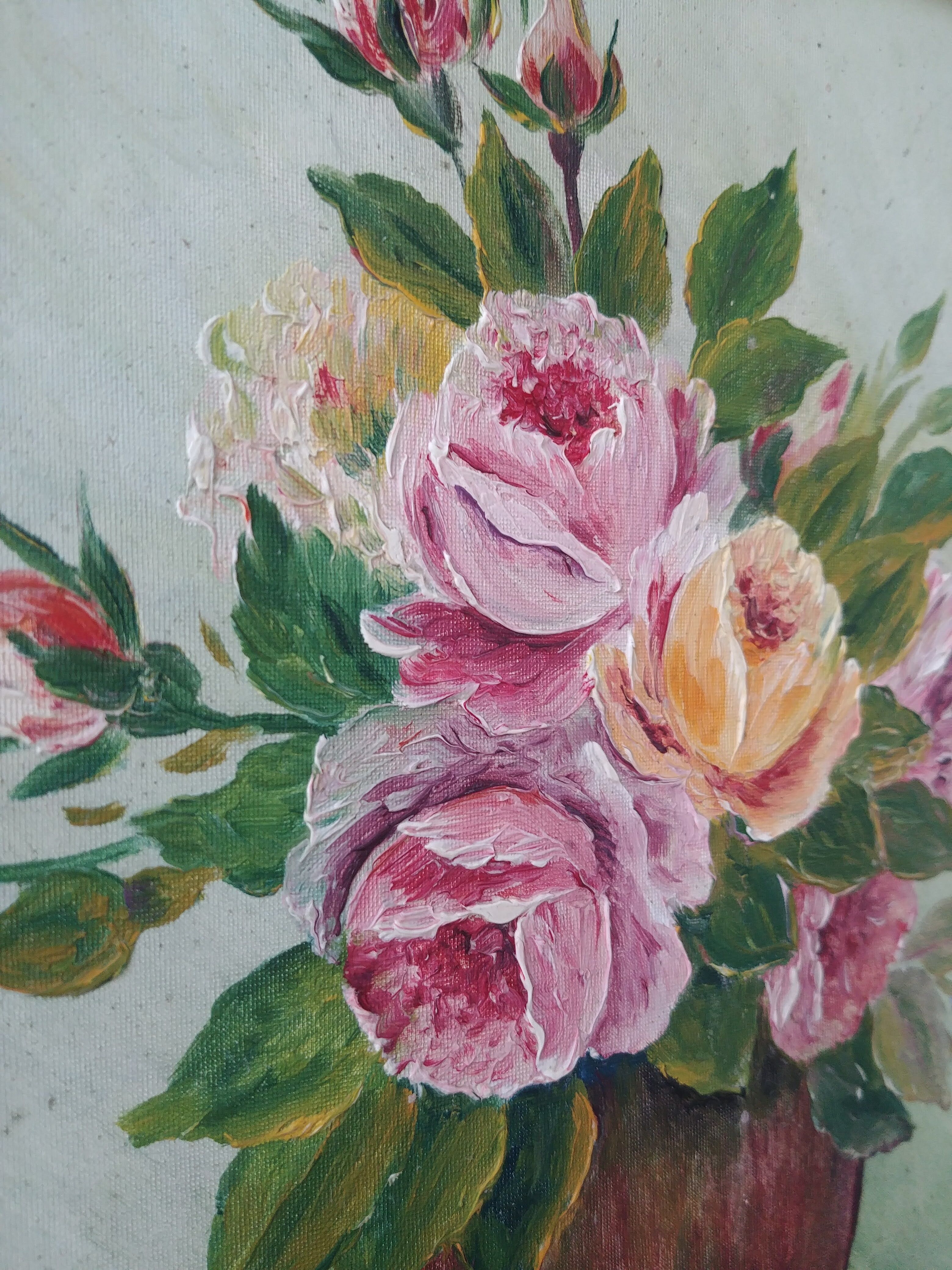 Painting flowers