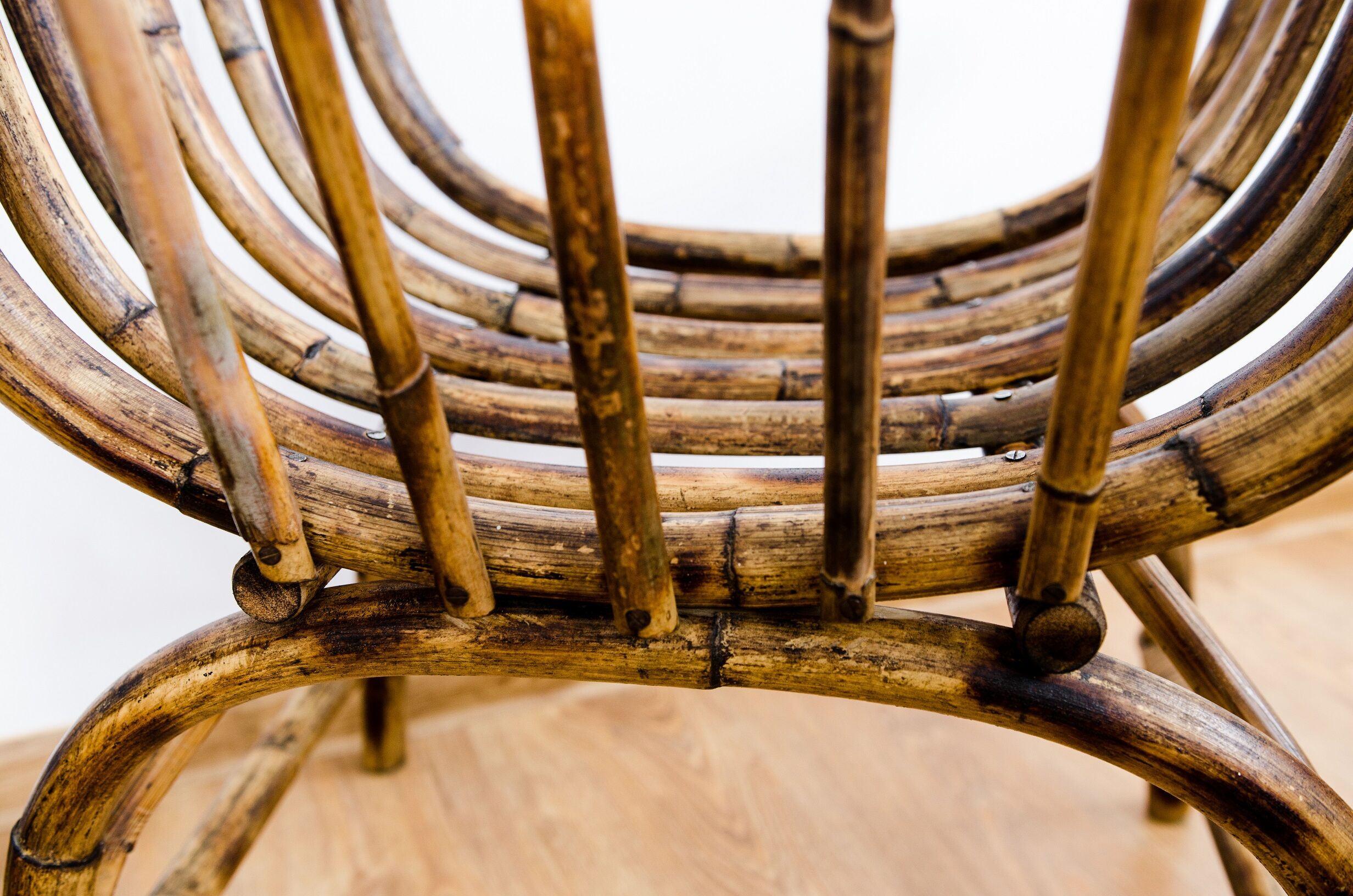 Art deco rattan armchairs 1920